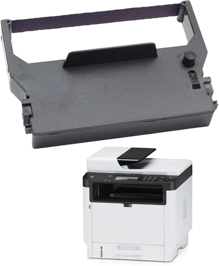 قطعتان من شرائط الطابعة السوداء المتوافقة مع Star SP300 SP341 SP349 SP312F SP342F SP849F MP300 MP322 MP342 4614 - Image 3